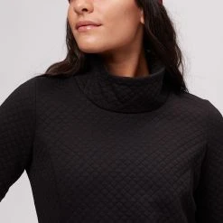 Stoic Quilted Cowl Neck Pullover Women's -Stoic Online Store BLA D2 1