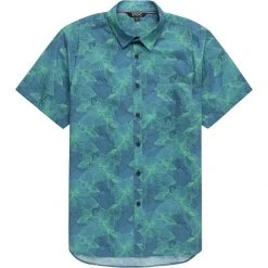 Stoic Hawaiian Print Short Sleeve Button Down Shirt Men's