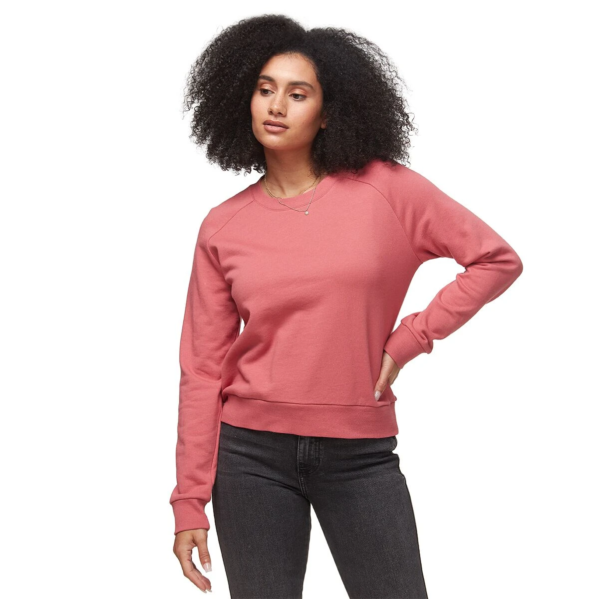 Stoic Brushed Terry Crew Top Women's 7 Stoic Brushed Terry Crew Top Women's - Image 7