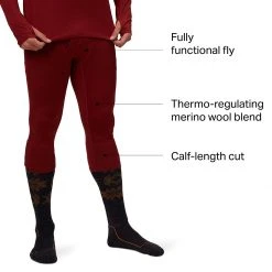 Stoic Merino Blend Calf Length Baselayer Bottom Men's -Stoic Online Store FIRBRI D14