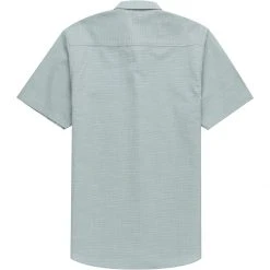 Stoic Solid Texture Short Sleeve Button Down Shirt Men's -Stoic Online Store GRE D1 3