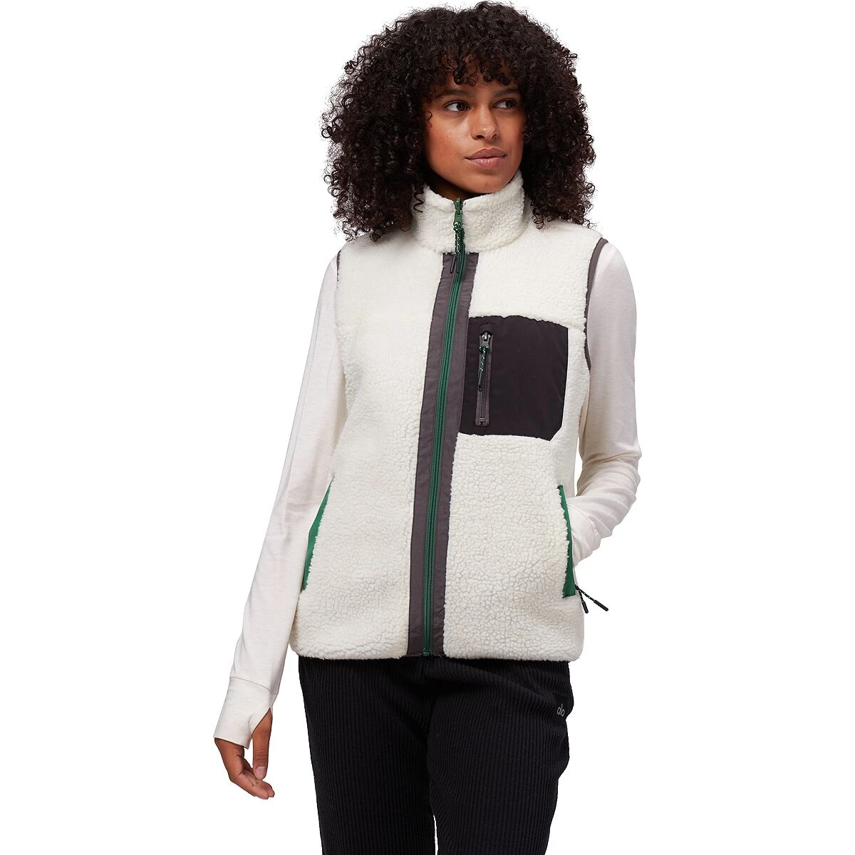Stoic Reversible Mixed Media Sherpa Vest Women's 7 Stoic Reversible Mixed Media Sherpa Vest Women's - Image 7