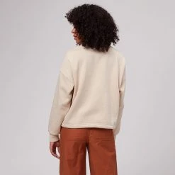 Stoic French Terry Crop Crewneck Hoodie Women's -Stoic Online Store KHA D1