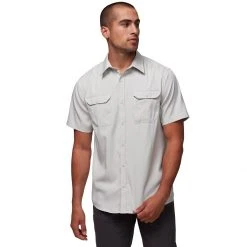 Stoic Performance Button Down Solid Shirt Men's
