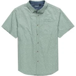 Stoic Spacedye Print Short Sleeve Woven Button Down Shirt Men's