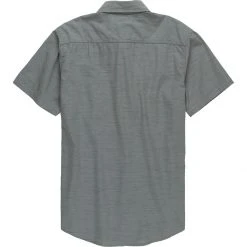 Stoic Nep Solid Woven Short Sleeve Button Up Shirt Men's -Stoic Online Store MUL D1