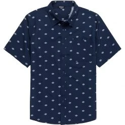 Stoic Printed Performance Woven Button Down Shirt Men's