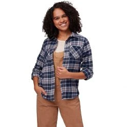 Stoic Super Soft Pocket Flannel Shirt Women's -Stoic Online Store NAVPLA D4