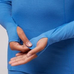 Stoic Merino Blend 1/4 Zip Baselayer Top Women's -Stoic Online Store NEBBLU D6 1