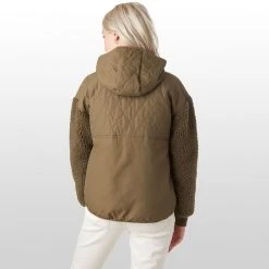 Stoic Quilted Sherpa Sleeve Anorak Jacket Women's -Stoic Online Store OLI D1 1