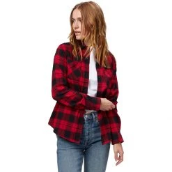 Stoic Super Soft Pocket Flannel Shirt Women's -Stoic Online Store REDSHAPLA 1