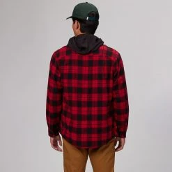 Stoic Button Up Flannel Shirt Men's -Stoic Online Store REDSHAPLA D1