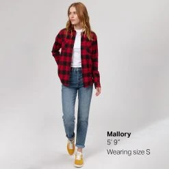 Stoic Super Soft Pocket Flannel Shirt Women's -Stoic Online Store REDSHAPLA D4 1