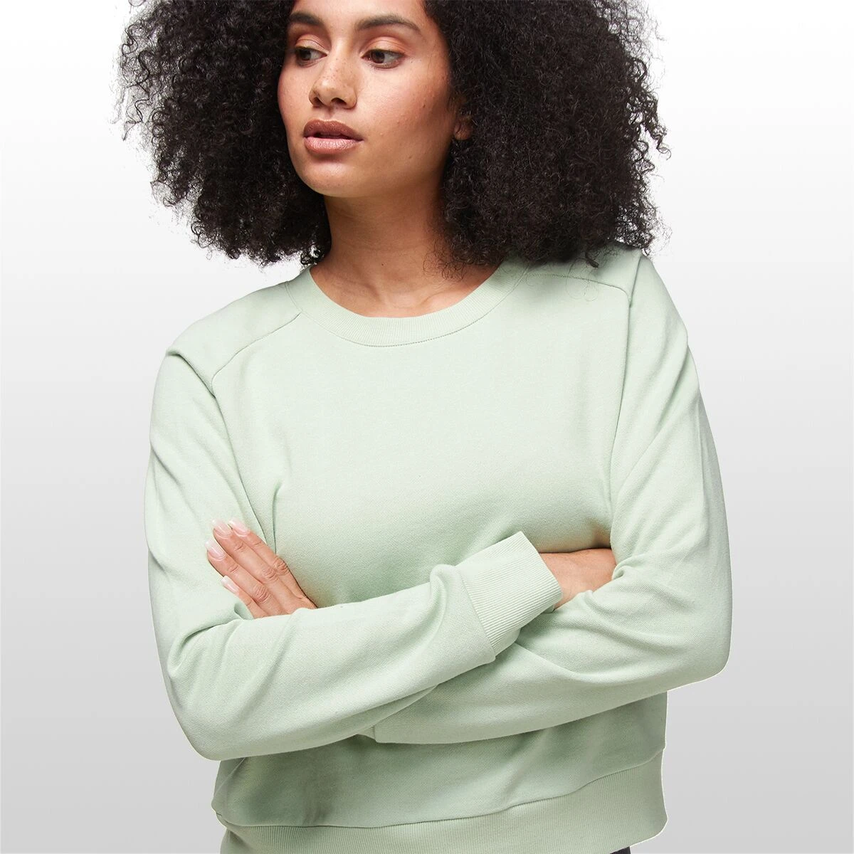 Stoic Brushed Terry Crew Top Women's 2 Stoic Brushed Terry Crew Top Women's - Image 2