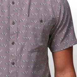 Stoic Performance Button Down Print Shirt Men's -Stoic Online Store SMOGRE D3