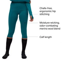 Stoic Merino Blend Calf Length Baselayer Bottom Women's -Stoic Online Store STO D6 1