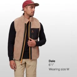 Stoic Reversible Mixed Media Sherpa Vest Men's -Stoic Online Store TAUFIGLEA D1
