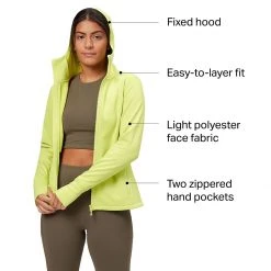 Stoic Tech Fleece Hooded Full Zip Jacket Women's -Stoic Online Store WILLIM D8